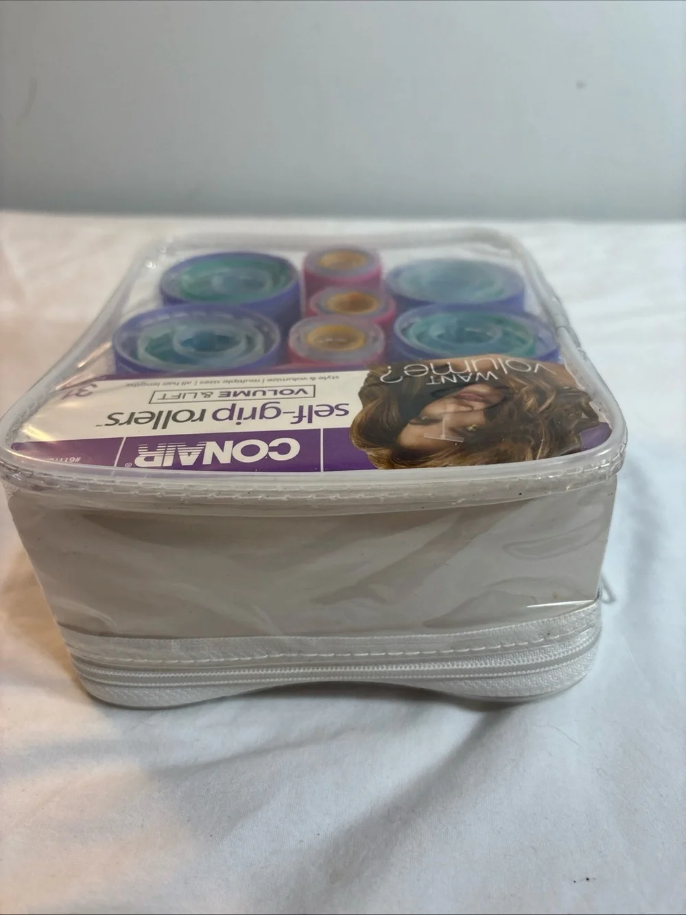 Conair Self-Grip Rollers Set - Blue, Purple, Teal